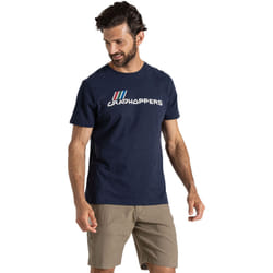 Craghoppers - T-shirt LUCENT - Homme (Bleu marine)