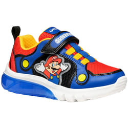 Geox - Baskets CIBERDRON - Garçon (Bleu roi / Rouge)