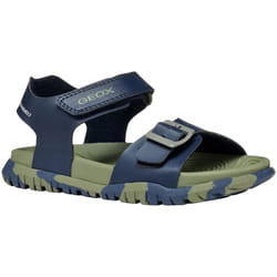 Geox - Sandales FUSBETTO - Garçon (Bleu marine / Kaki)