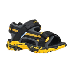 Geox - Sandales BOREALIS - Garçon (Noir / Jaune)