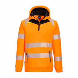 Portwest - Sweat à capuche DX4 - Adulte (Orange / Noir)