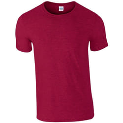 Gildan - T-shirt - Adulte (Rouge foncé chiné)