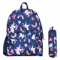 Mountain Warehouse - Sac à dos et trousse BOOKWORM (Bleu marine)