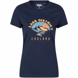 Mountain Warehouse - T-shirt LAKE DISTRICT - Femme (Bleu marine)
