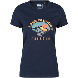Mountain Warehouse - T-shirt LAKE DISTRICT - Femme (Bleu marine)