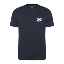 Mountain Warehouse - T-shirt manches courtes WEST HIGHLANDS - Homme (Bleu marine)