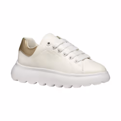 Geox - Baskets PUFFYPOP - Fille (Blanc / Gris)