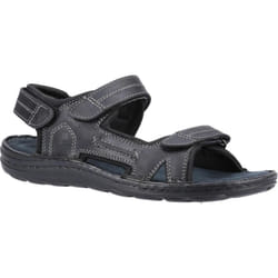Hush Puppies - Sandales ALISTAIR - Homme (Noir)