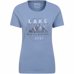 Mountain Warehouse - T-shirt LAKE DISTRICT - Femme (Bleu foncé)