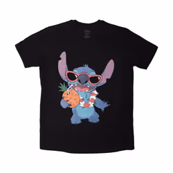 Lilo & Stitch - T-shirt - Adulte (Noir)