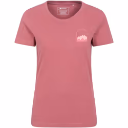 Mountain Warehouse - T-shirt MOUNTAIN SCENE - Femme (Rose)