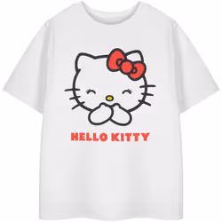 Hello Kitty - T-shirt manches courtes - Fille (Blanc) - 5/6 ans