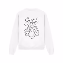 Lilo & Stitch - Sweat SKETCHY SURPRISE - Adulte (Blanc) - L