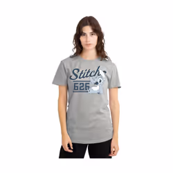Lilo & Stitch - T-shirt - Femme (Gris chiné) - XL