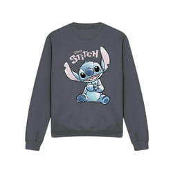 Lilo & Stitch - Sweat COLOUR ME HAPPY - Adulte (Charbon) - XL