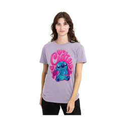 Lilo & Stitch - T-shirt CUTIE - Femme (Lavande) - M