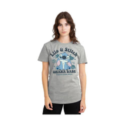 Lilo & Stitch - T-shirt OHANA BABE - Femme (Gris chiné) - XXL