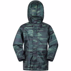 Mountain Warehouse - Veste imperméable PAKKA - Enfant (Vert kaki) - 2/3 ans