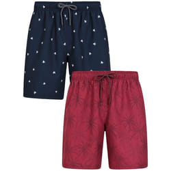 Mountain Warehouse - Shorts de bain ARUBA - Homme (Bordeaux) - XS – Court (Short)