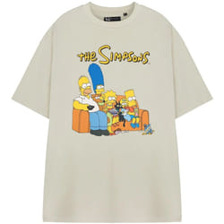 The Simpsons - T-shirt manches courtes - Homme (Beige) - 3XL