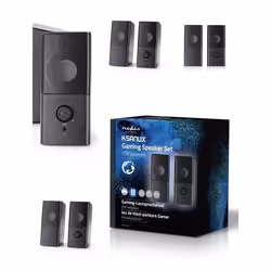 Haut-parleurs Multimédia - Non spécifié - Modèle Gamer - 2.0 - 18 W - USB et 3.5 mm