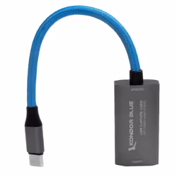Kondor Blue KB-HDMI-USBC-CC câble vidéo et adaptateur HDMI Type A (Standard) USB Type-C Noir, Bleu