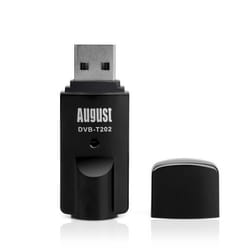 Clé USB Récepteur TNT HD Décodeur Enregistreur – August DVB-T202 – Tuner TV & Radio pour Windows 11 10 8 7 - Contrôle du direct