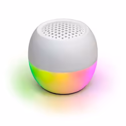 Boompods Soundflare, Sans fil, Enceinte portable mono, Blanc, Boutons, Anti-goutte, Universel