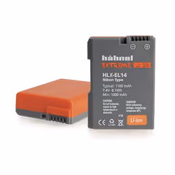 Hahnel HLX-EL14, Nikon, 1100 mAh, 7,4 V, Lithium-Ion (Li-Ion)