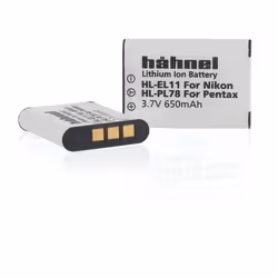 Hahnel HL-EL11 for Nikon Digital Camera, 650 mAh, 3,7 V, Lithium-Ion (Li-Ion)