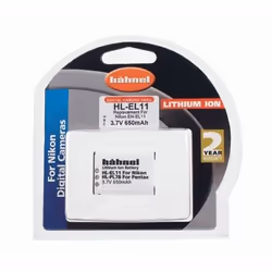 Hahnel HL-EL11 for Nikon Digital Camera Lithium-Ion (Li-Ion) 650 mAh
