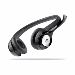 Logitech ClearChat Comfort, Avec fil, 20 - 20000 Hz, Appels/Musique, Casque, Noir