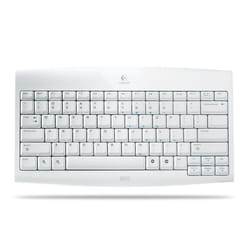 Logitech Cordless Keyboard for Wii, FR clavier RF sans fil Blanc