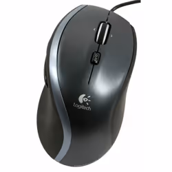 Logitech M500, Laser, USB Type-A, 1000 DPI, Noir