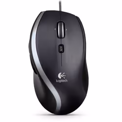 Logitech M500, Droitier, Laser, USB Type-A, 1000 DPI, Noir