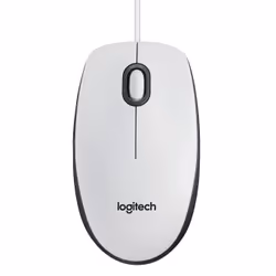 Logitech LGT-M100W, Ambidextre, Optique, USB Type-A, 1000 DPI, Blanc