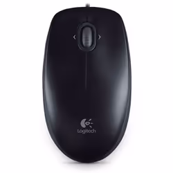 Logitech M100, Optique, USB Type-A, Noir