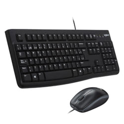 Logitech Desktop MK120 clavier Souris incluse USB QWERTY Espagnole Noir