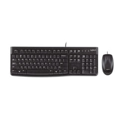 Logitech Desktop MK120 clavier Souris incluse USB QWERTY Anglais Noir