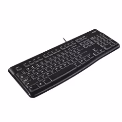 Logitech K120 Corded Keyboard clavier USB AZERTY Belge Noir - Vue supplémentaire 5