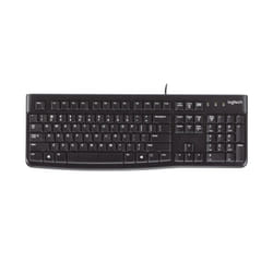 Logitech K120 Corded Keyboard clavier Universel USB AZERTY Français Noir