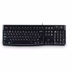 Logitech K120 Corded Keyboard clavier USB QWERTZ Allemand Noir