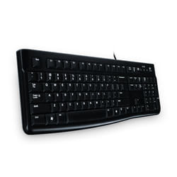 Logitech K120 Corded Keyboard clavier USB Grec Noir