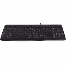 Logitech K120 Corded Keyboard clavier USB QWERTY Anglais Noir