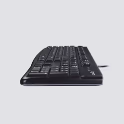 Logitech K120 Corded Keyboard clavier USB QWERTZ Suisse Noir