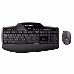 Logitech MK710 Performance, Taille réelle (100 %), Sans fil, RF sans fil, QWERTZ, Noir, Souris incluse