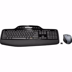 Logitech MK710 Performance, Taille réelle (100 %), Sans fil, RF sans fil, QWERTZ, Noir, Souris incluse