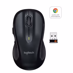Logitech M510, Laser, RF sans fil, Noir