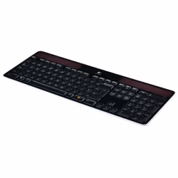 Logitech Wireless Solar Keyboard K750 clavier RF sans fil QWERTY Anglais Noir