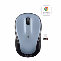 Logitech M325, Ambidextre, Optique, RF sans fil, 1000 DPI, Argent